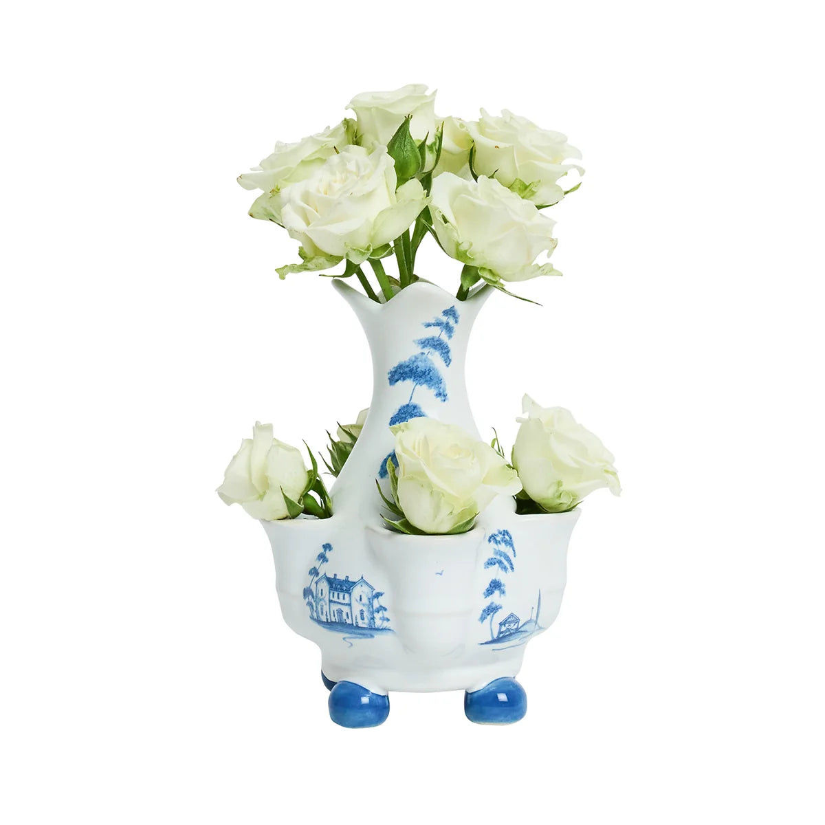 Juliska Country Estate 6" Tulipiere Vase, Delft Blue