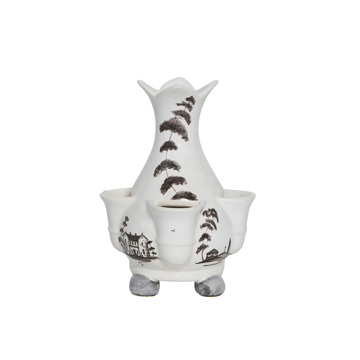 Juliska Country Estate 6" Tulipiere Vase, Flint Grey