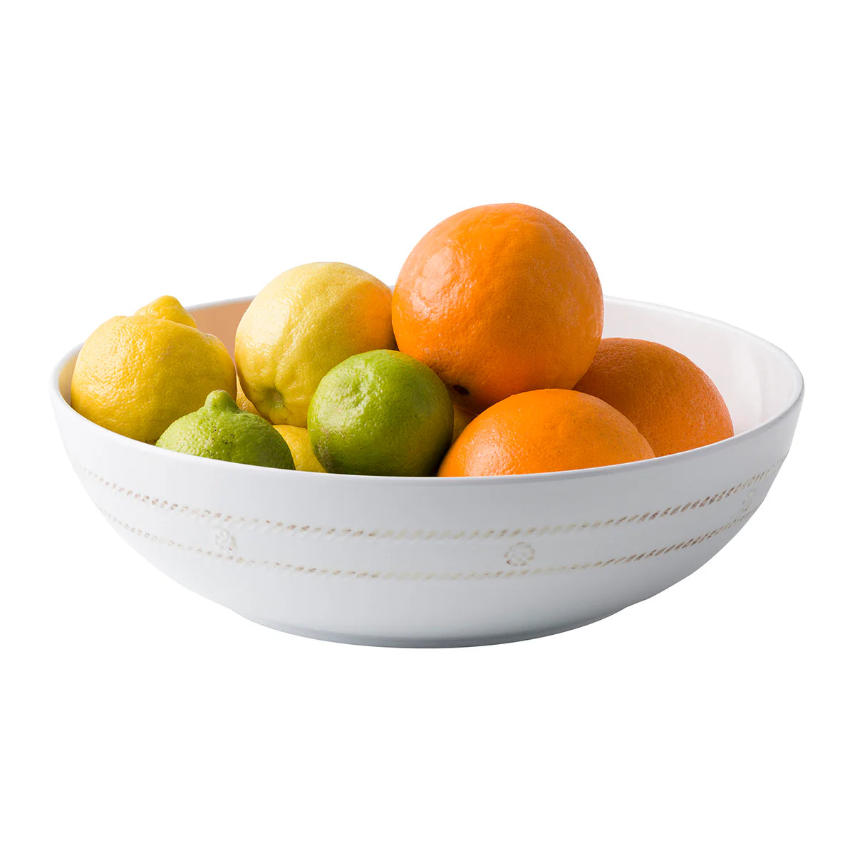Juliska Berry & Thread Melamine 12" Bowl, Whitewash
