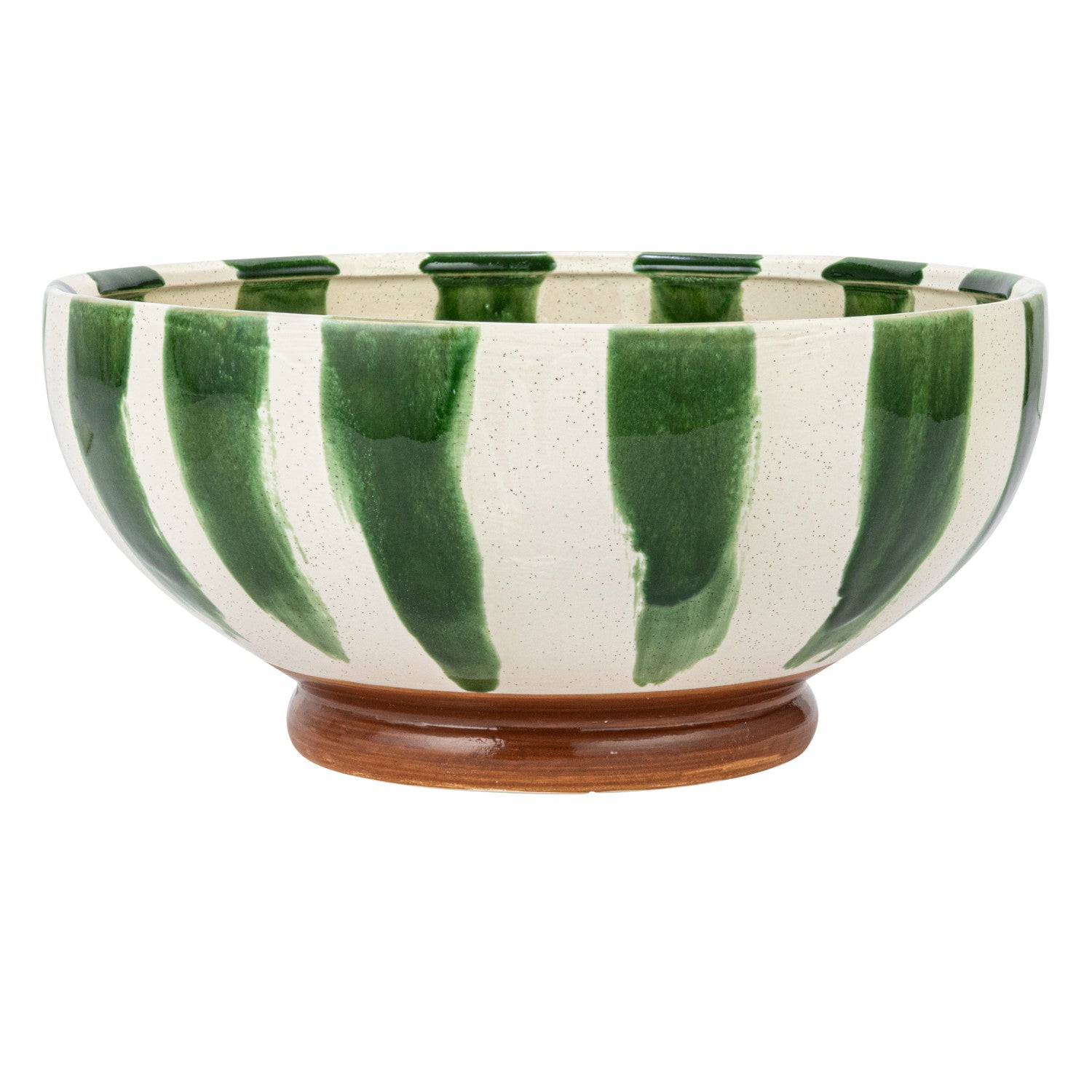 Pinstripes Footed Bowl