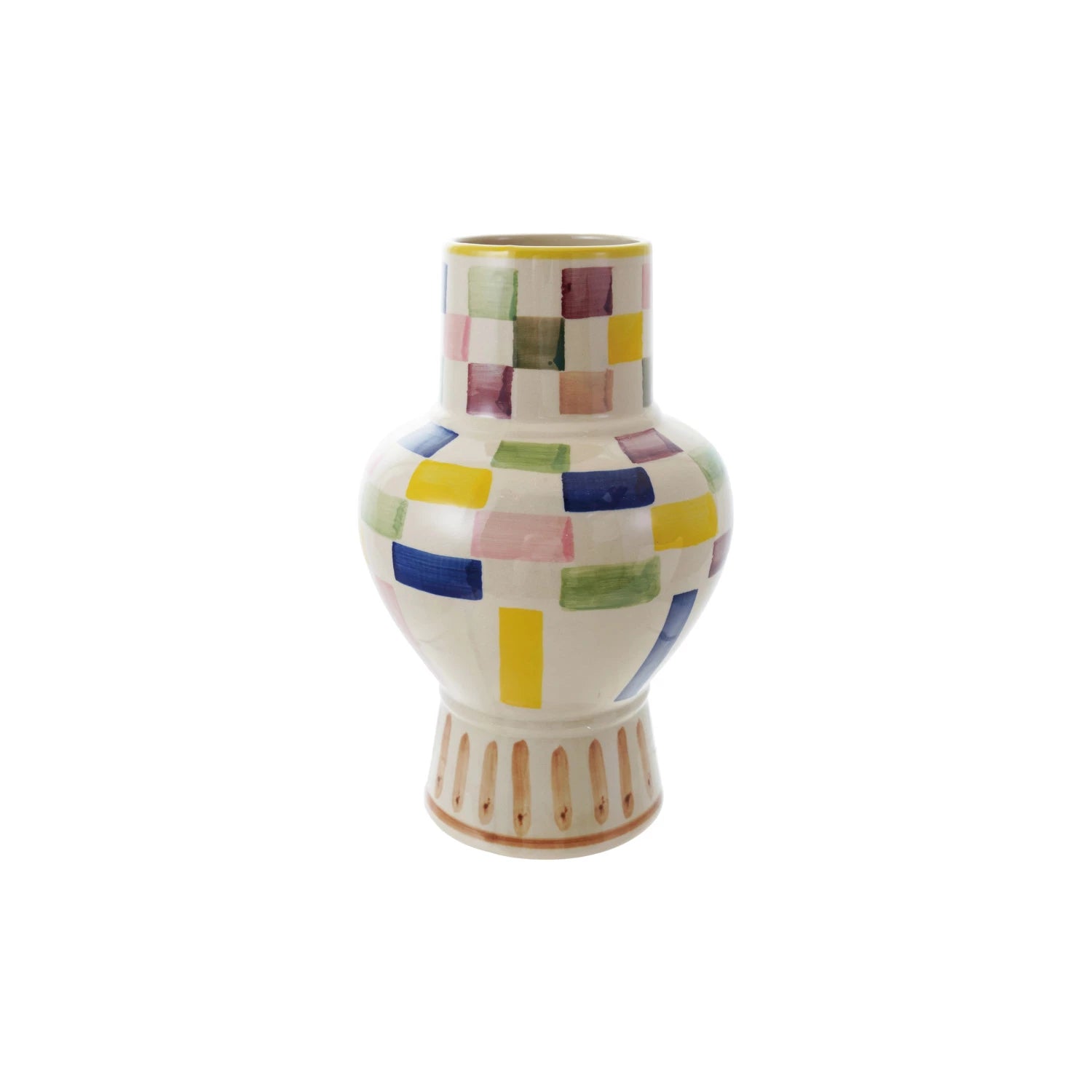 Pindly Checkered Vase