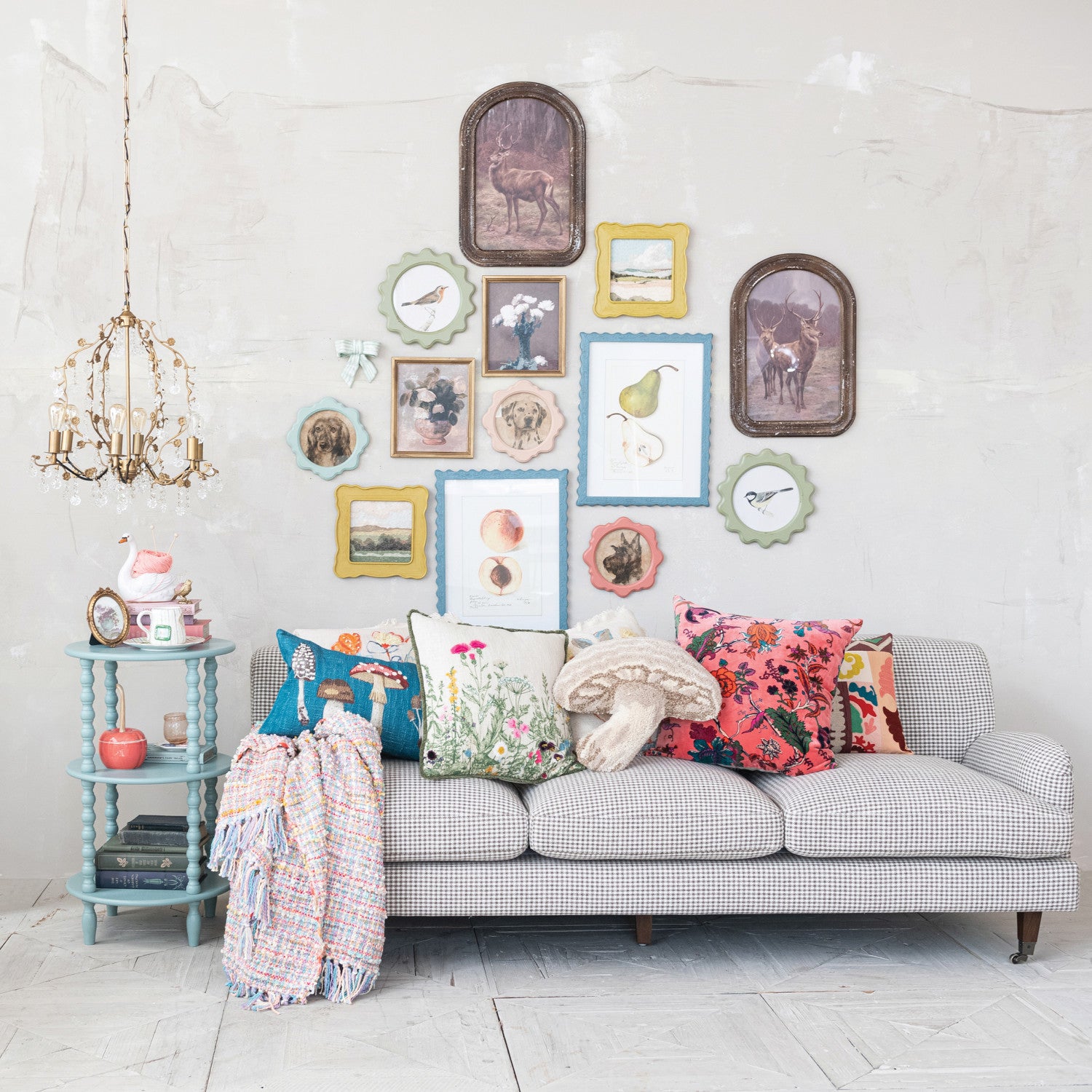 Ollie Embroidered Pillow