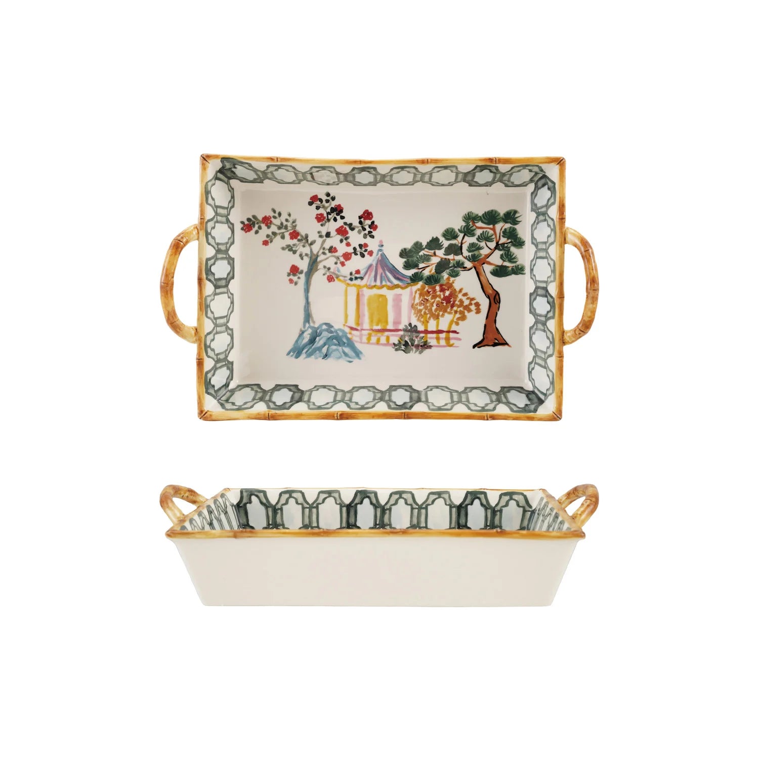 Serenity Garden Serving Tray