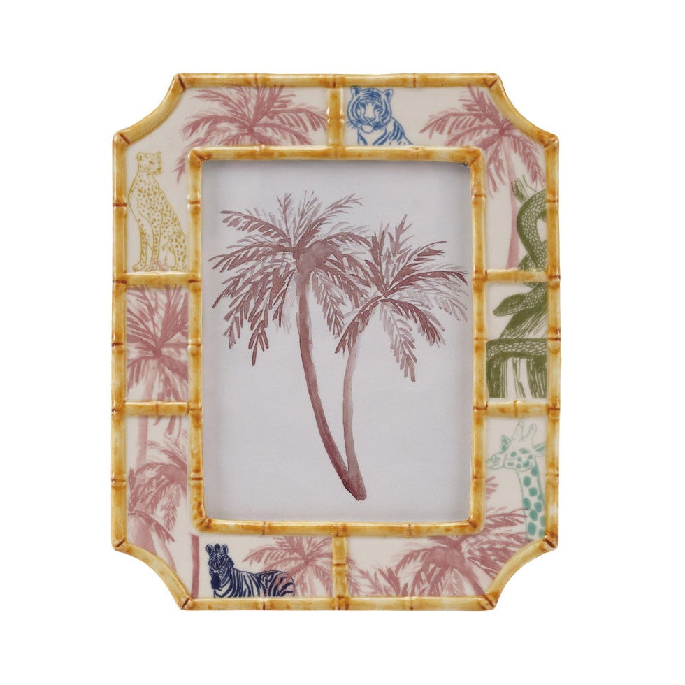 Palm Ceramic Photo Frame