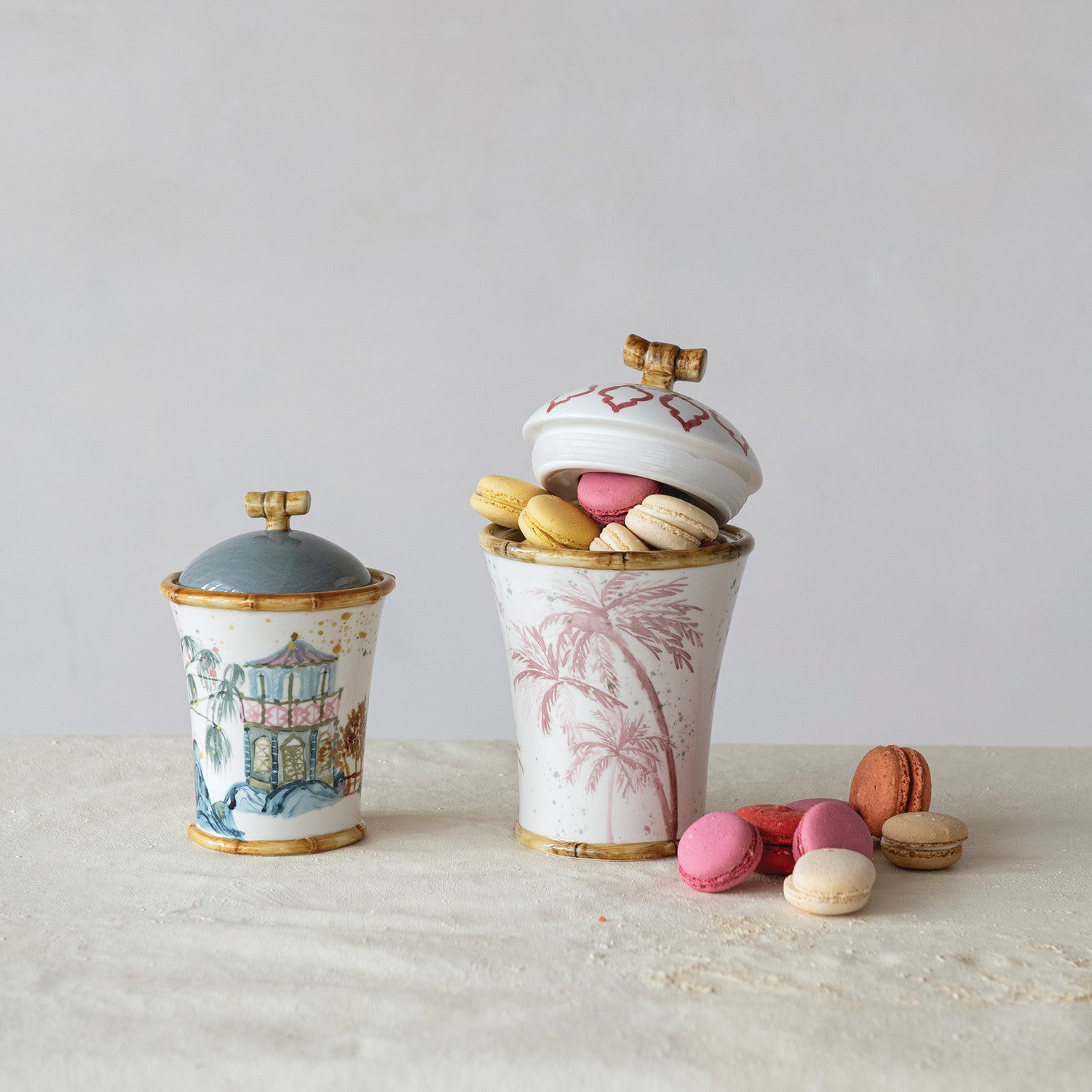 Palm Ceramic Canister