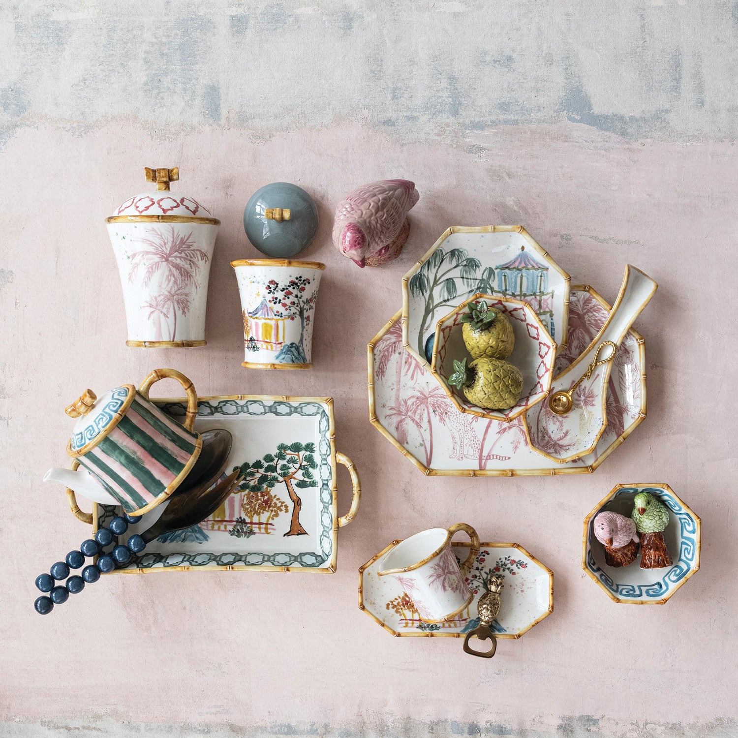 Palm Ceramic Canister