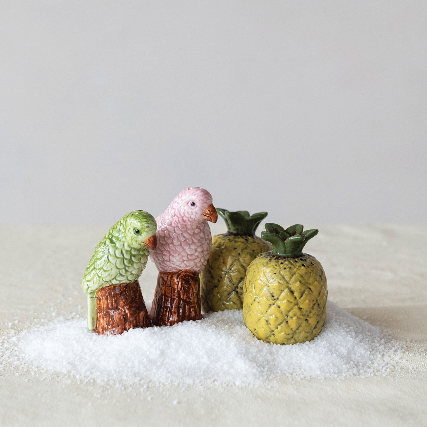 Perched Parrot Shaker Set