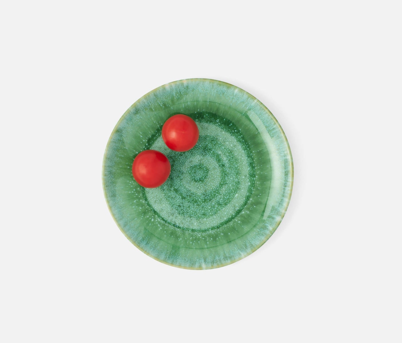 Eloise Reactive Emerald Salad/ Dessert Plate, Set of 4