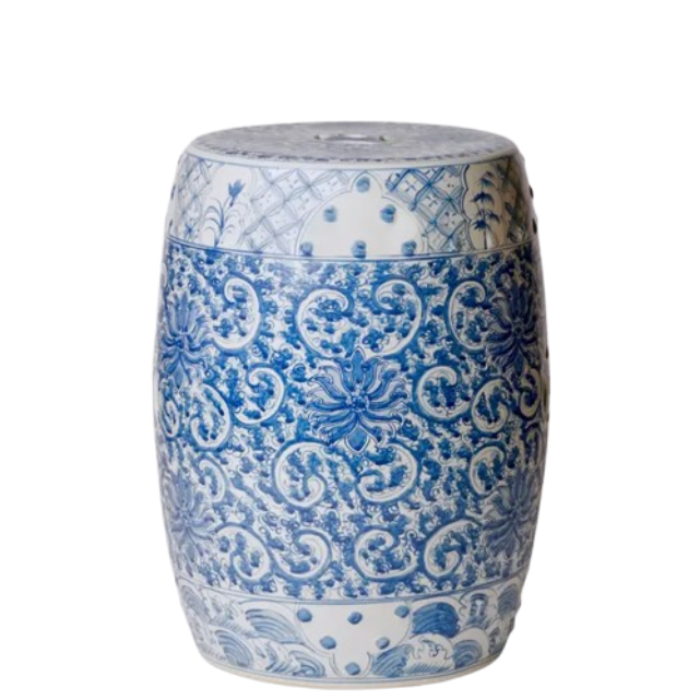 Fortson Porcelain Garden Stoool