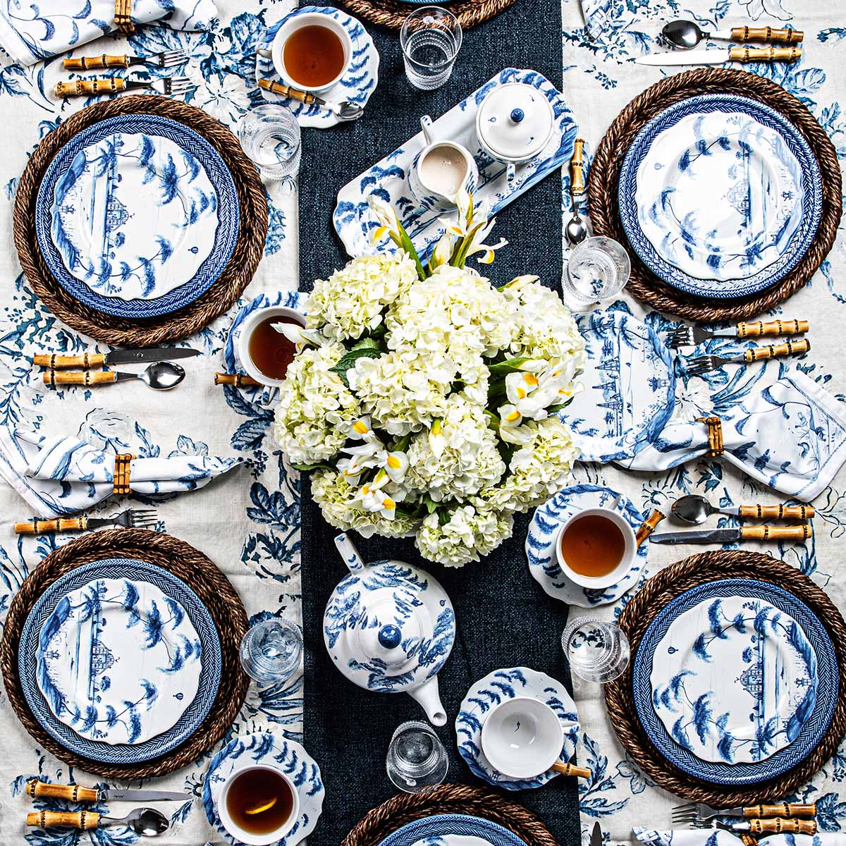 Juliska Country Estate 11.5" Tulipiere Vase, Delft Blue