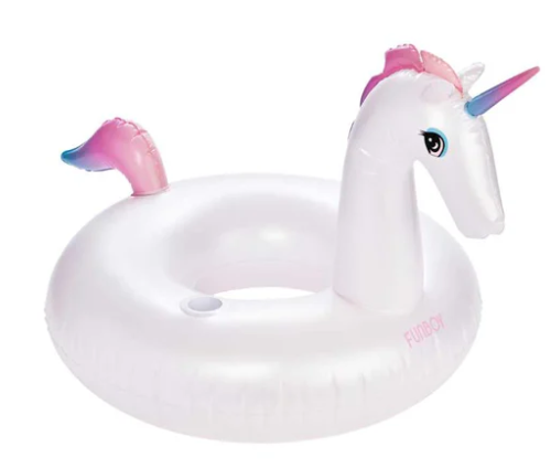 Funboy Unicorn Tube, White
