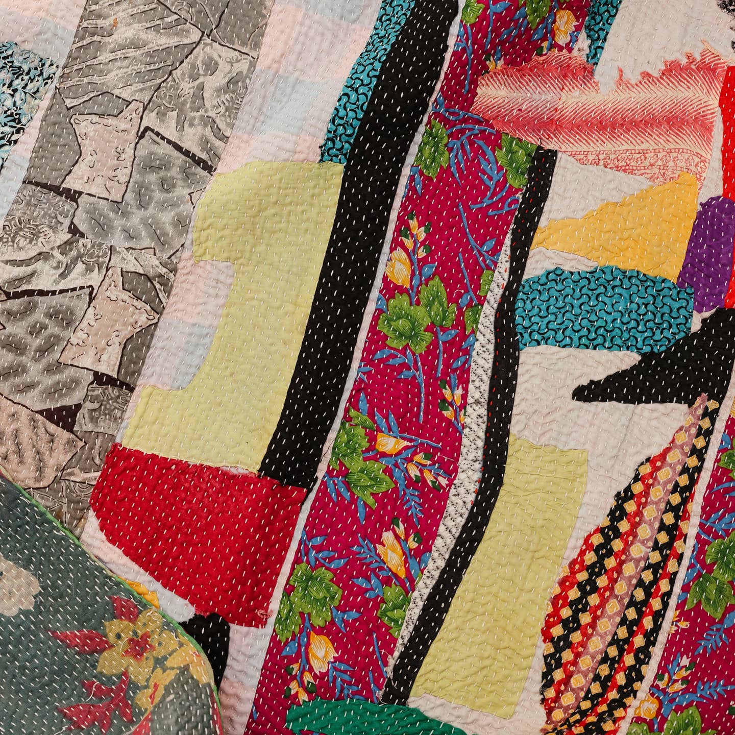 Rosales Vintage Kantha Quilt