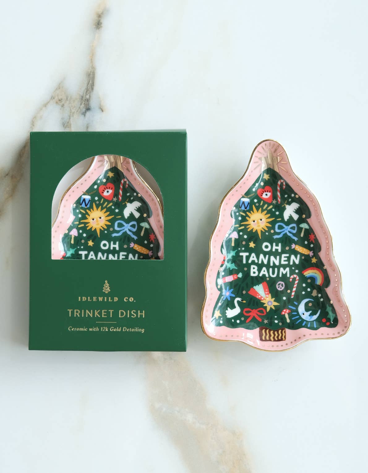 Oh Tannenbaum Porcelain Trinket Tray