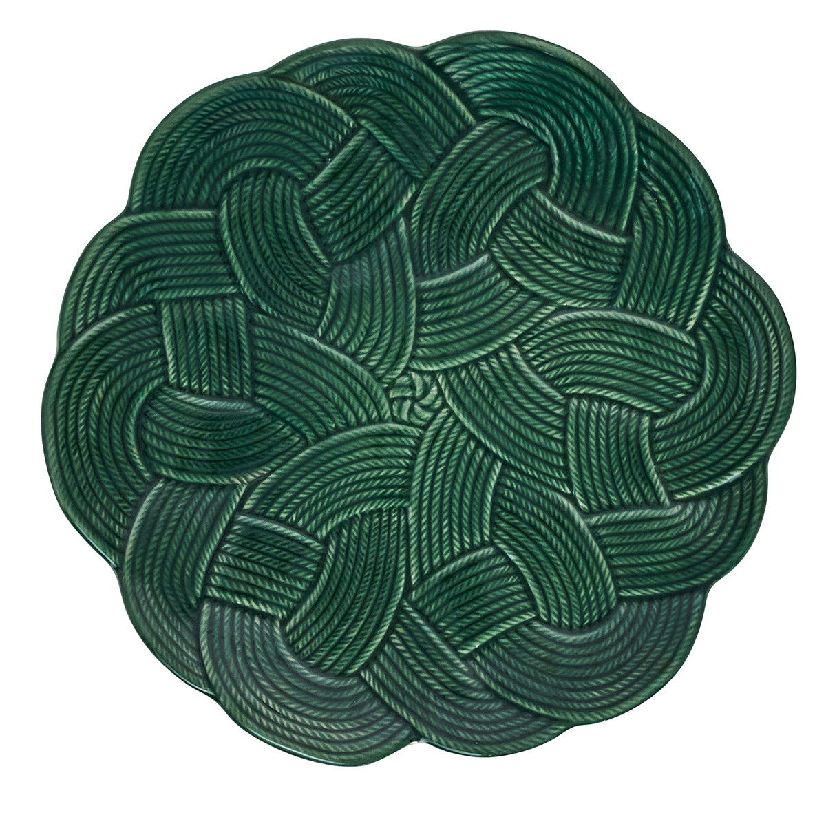 Juliska Le Panier Mystic Knot Charger/Platter, Basil