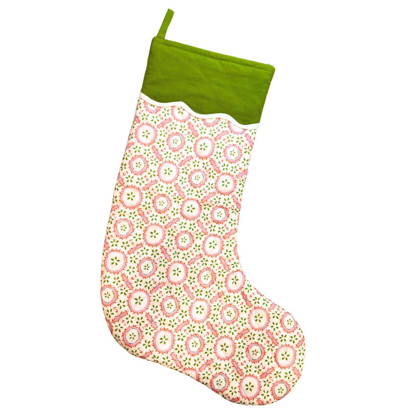 Rosie Quilted Christmas Stocking