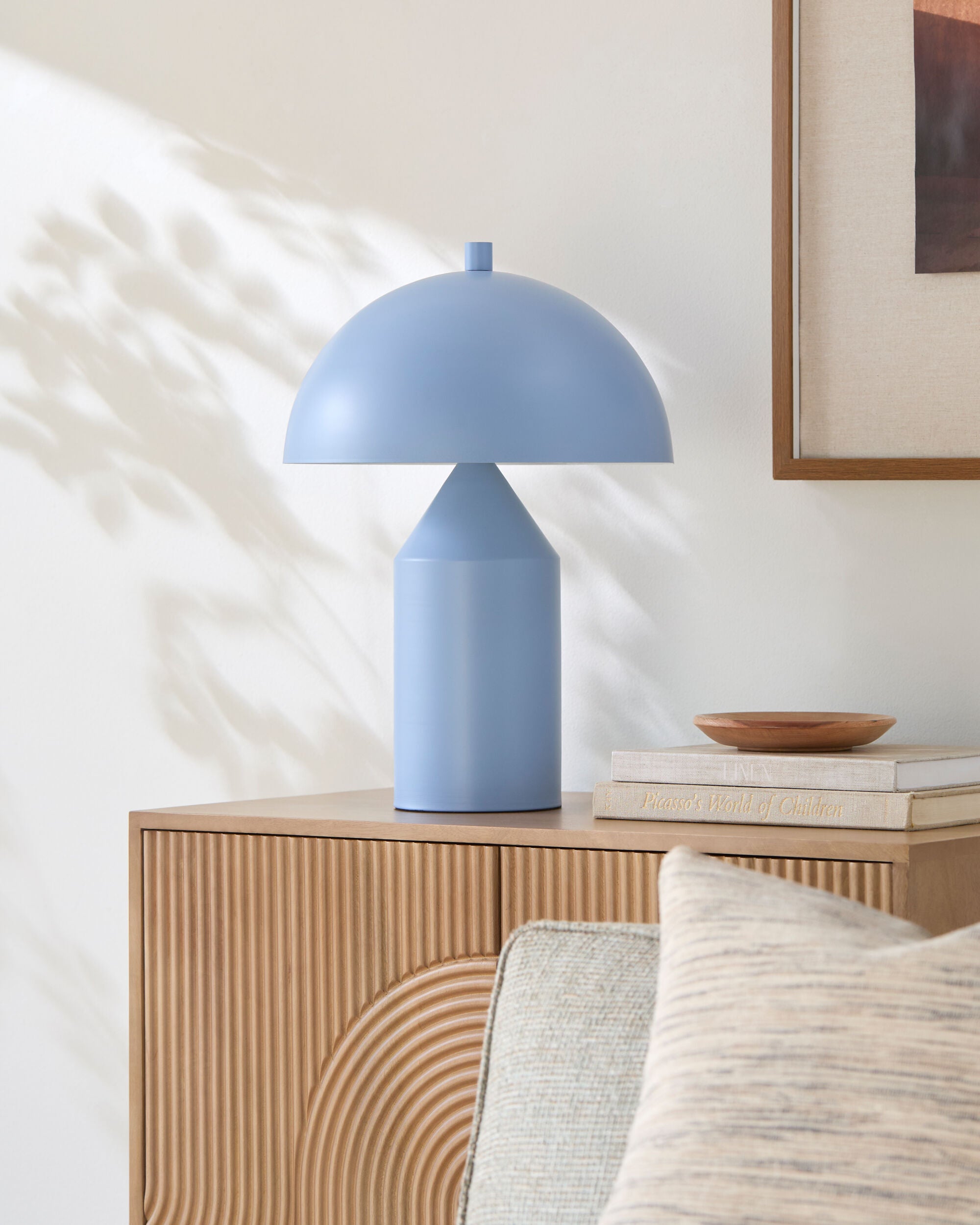 Carmela Table Lamp, Powder Blue