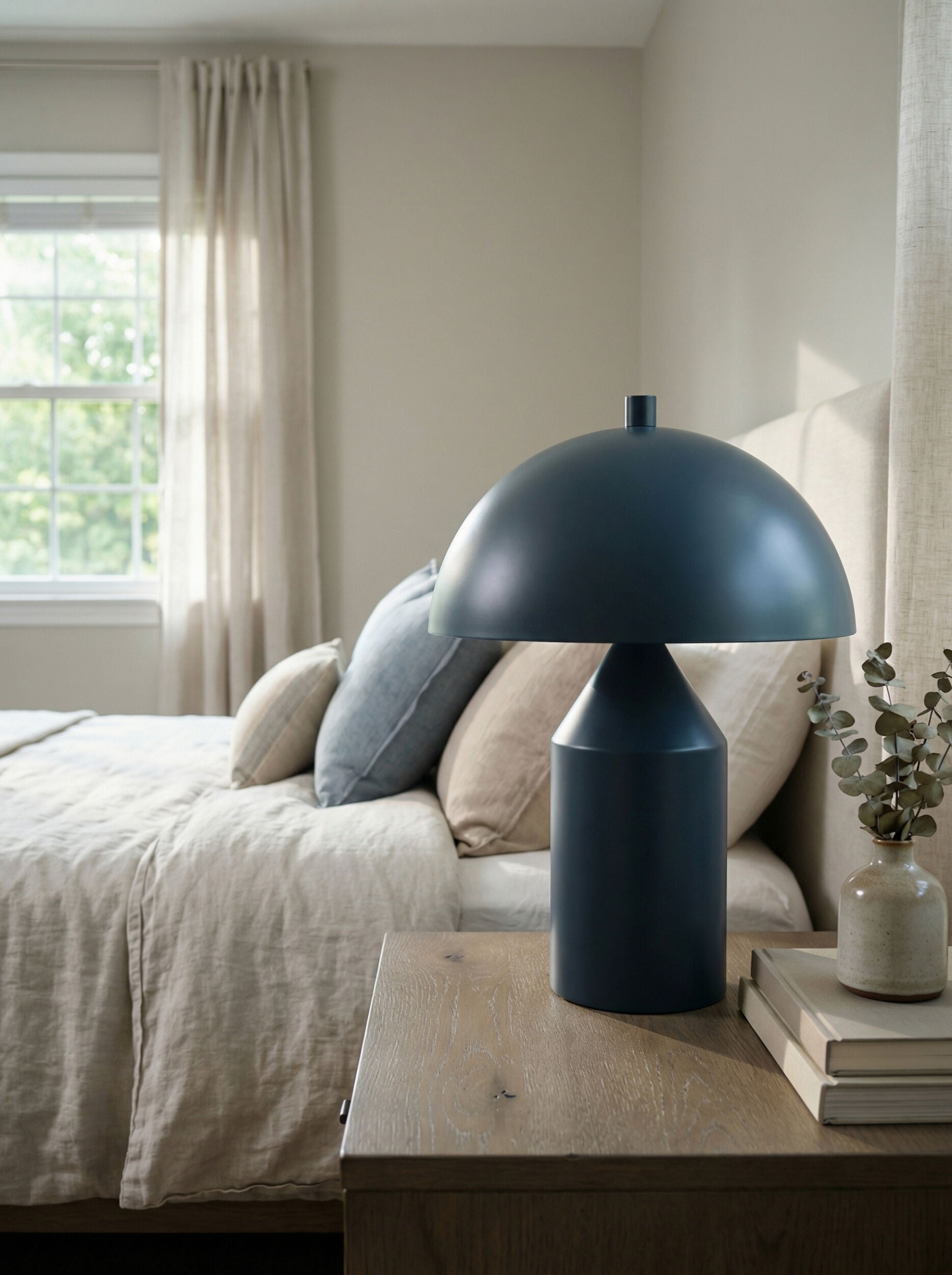 Carmela Table Lamp, Navy