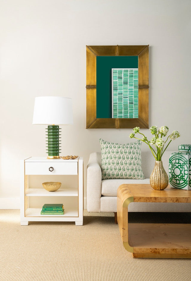 Elektra Table Lamp, Dark Green