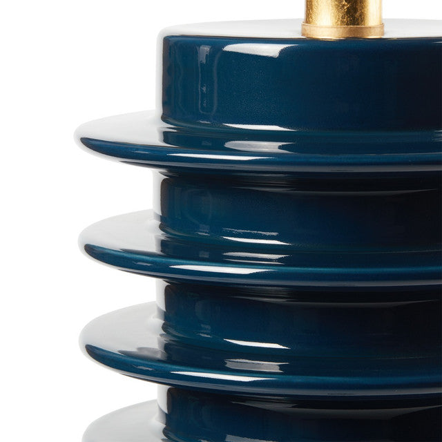 Elektra Table Lamp, Navy Blue