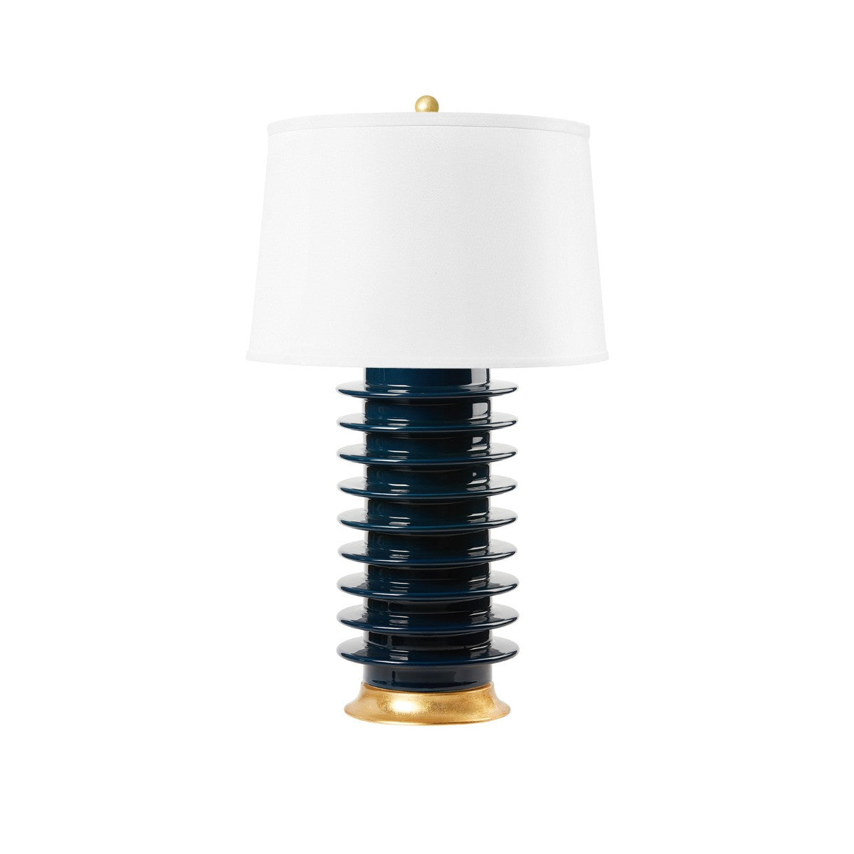Elektra Table Lamp, Navy Blue
