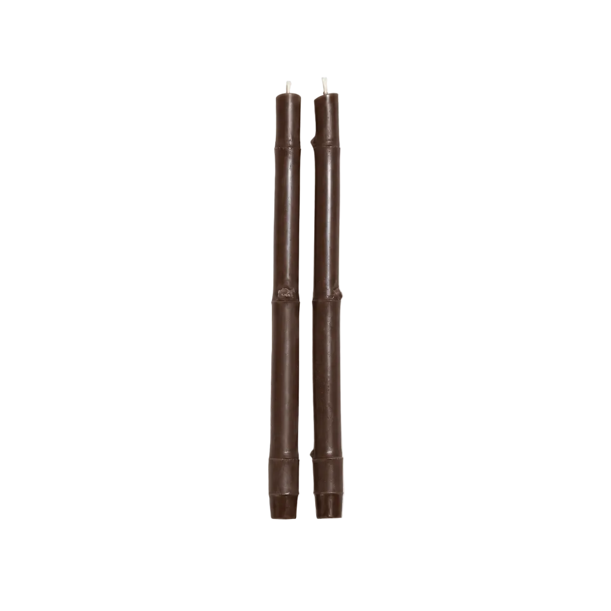 12" Big Island Espresso Bamboo Tapers, Pair