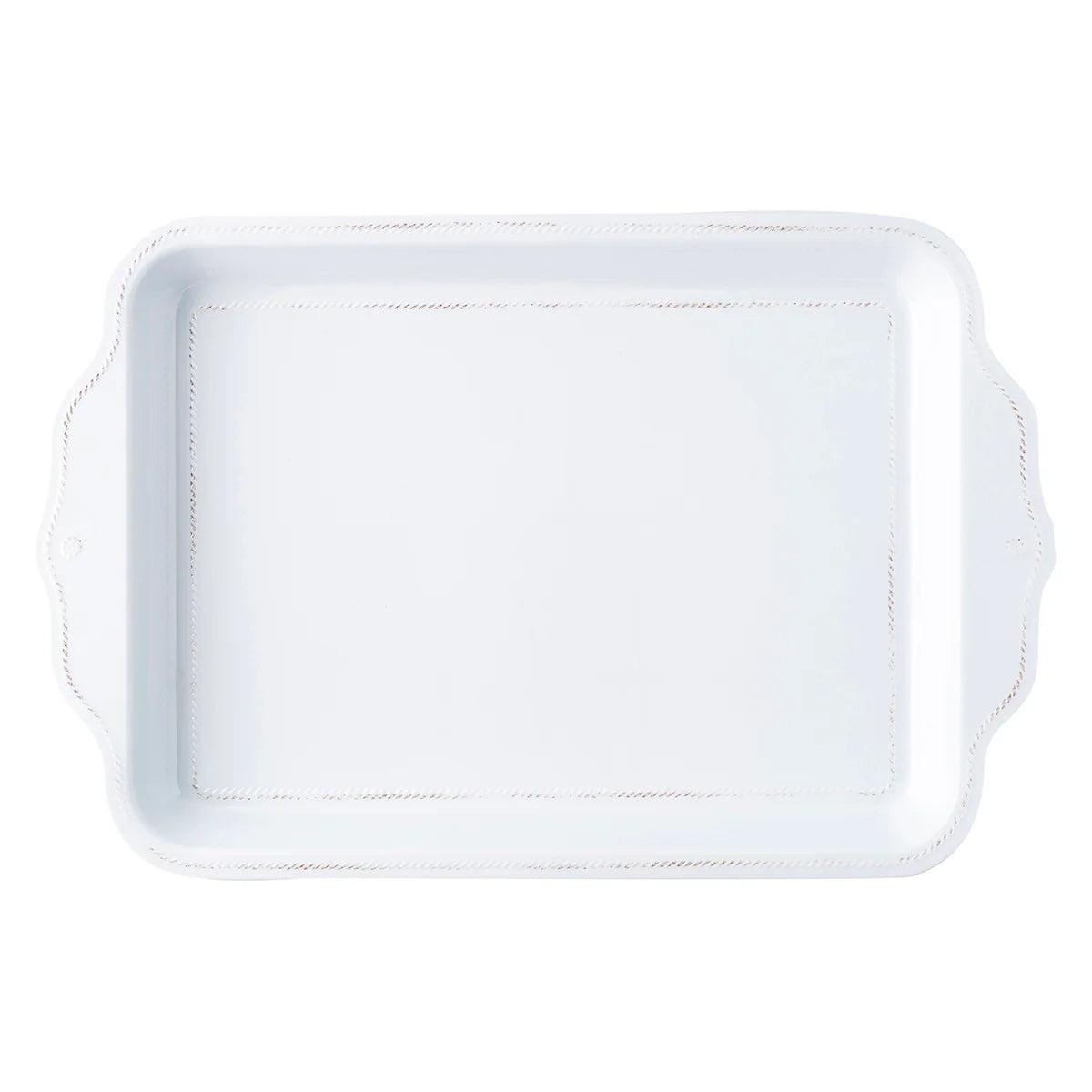 Juliska Berry & Thread Melamine 24" Tray, Whitewash
