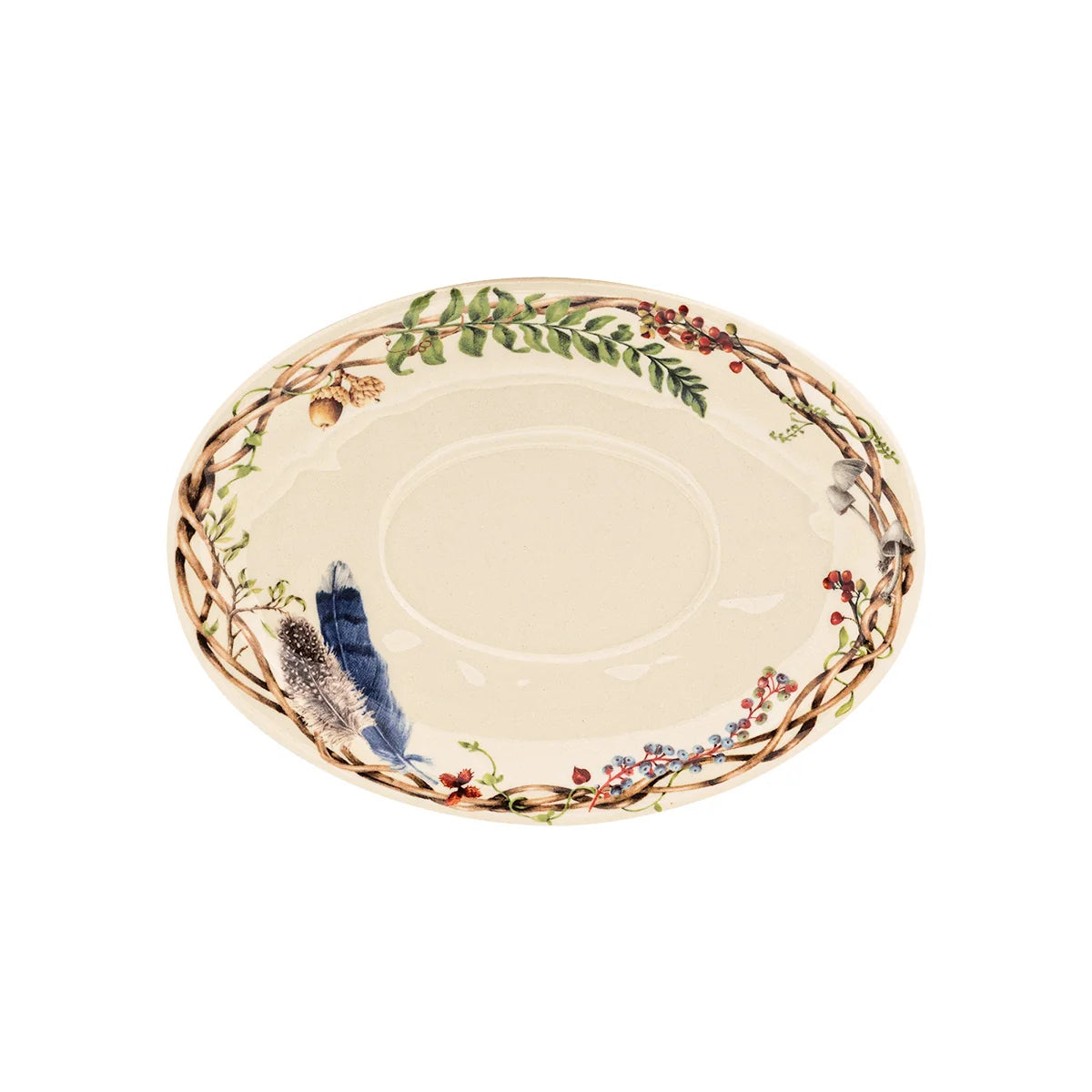 Juliska Forest Walk Sauce Boat and Stand