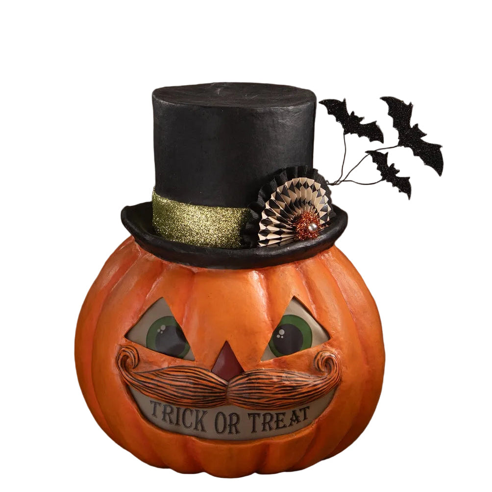 Trick or Treat Pumpkin Stache