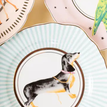 Animal Tea Plates, Set of 4