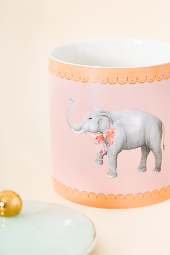 Elephant Biscuit Jar