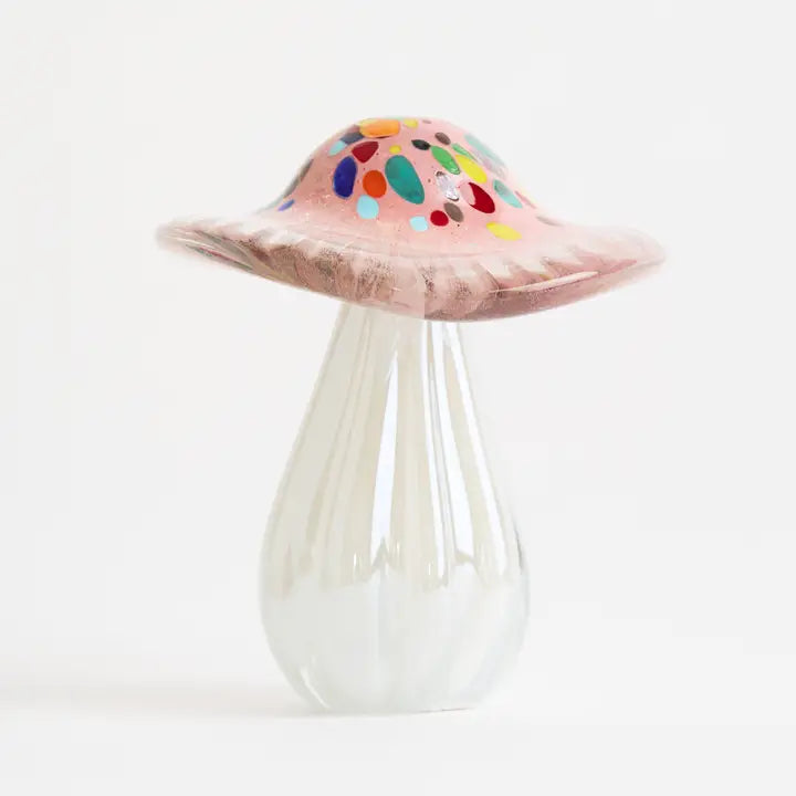 Jolie Glass Mushroom, Large