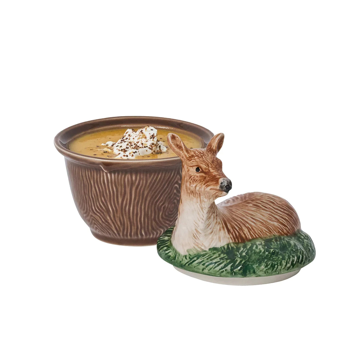 Juliska Forest Walk Deer Bowl with Lid