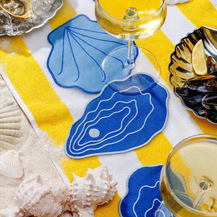 Shell Cocktail Napkins, Set of 4