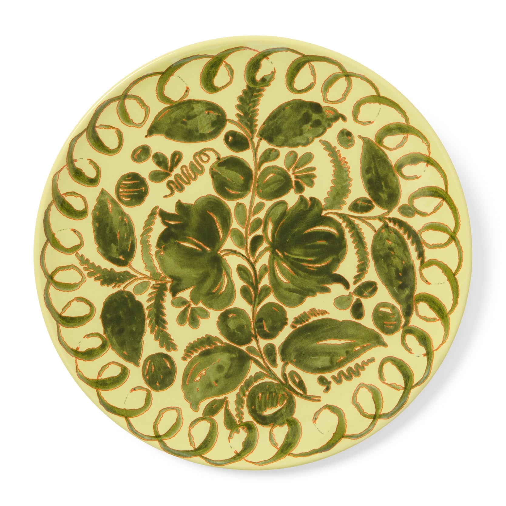 Amalfi Dinner Plate, Lime