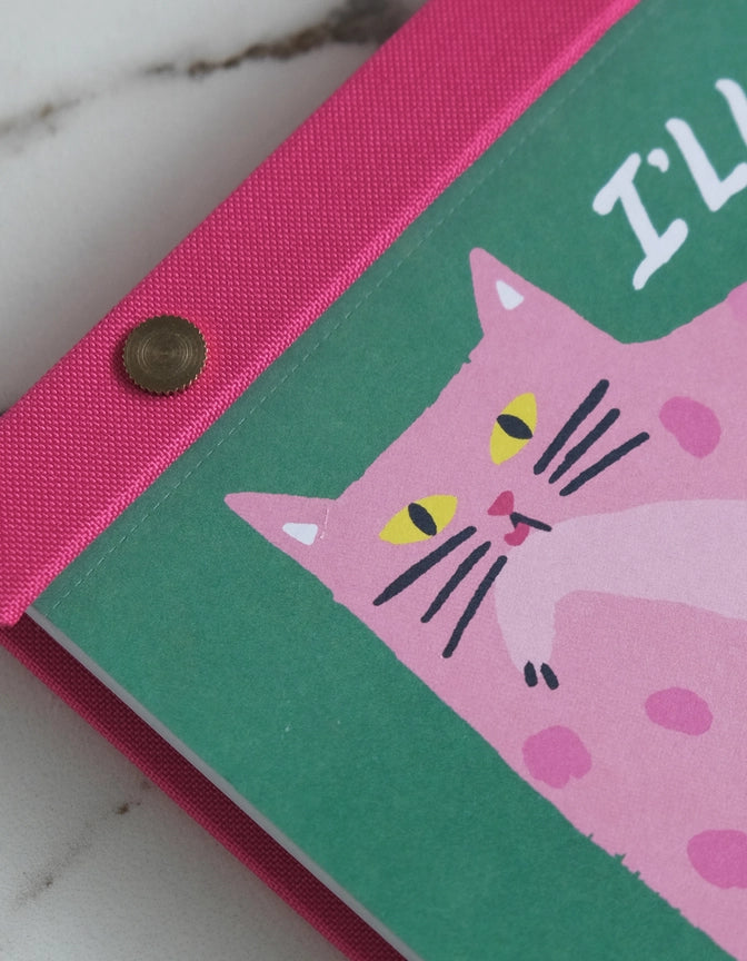 Weekly Planner, Pink Cat