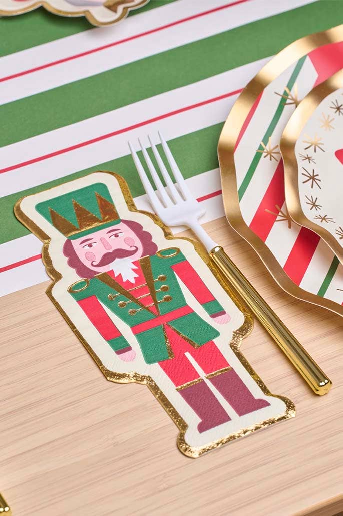 Nutcracker Christmas Guest Towels