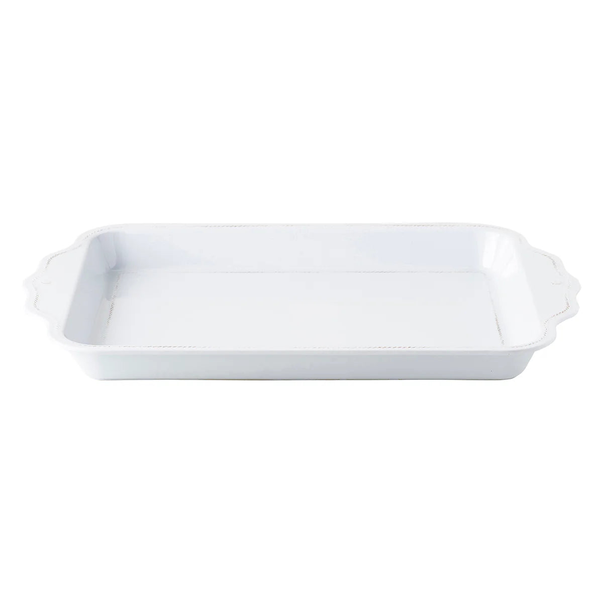 Juliska Berry & Thread Melamine 24" Tray, Whitewash
