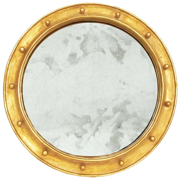 Worlds Away Federal Mirror, Gold Leaf