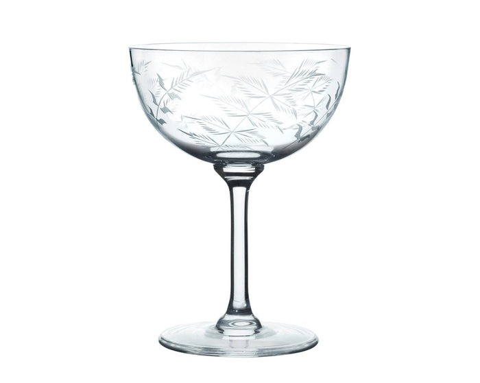 Fern Champagne Coupe, Set of 2