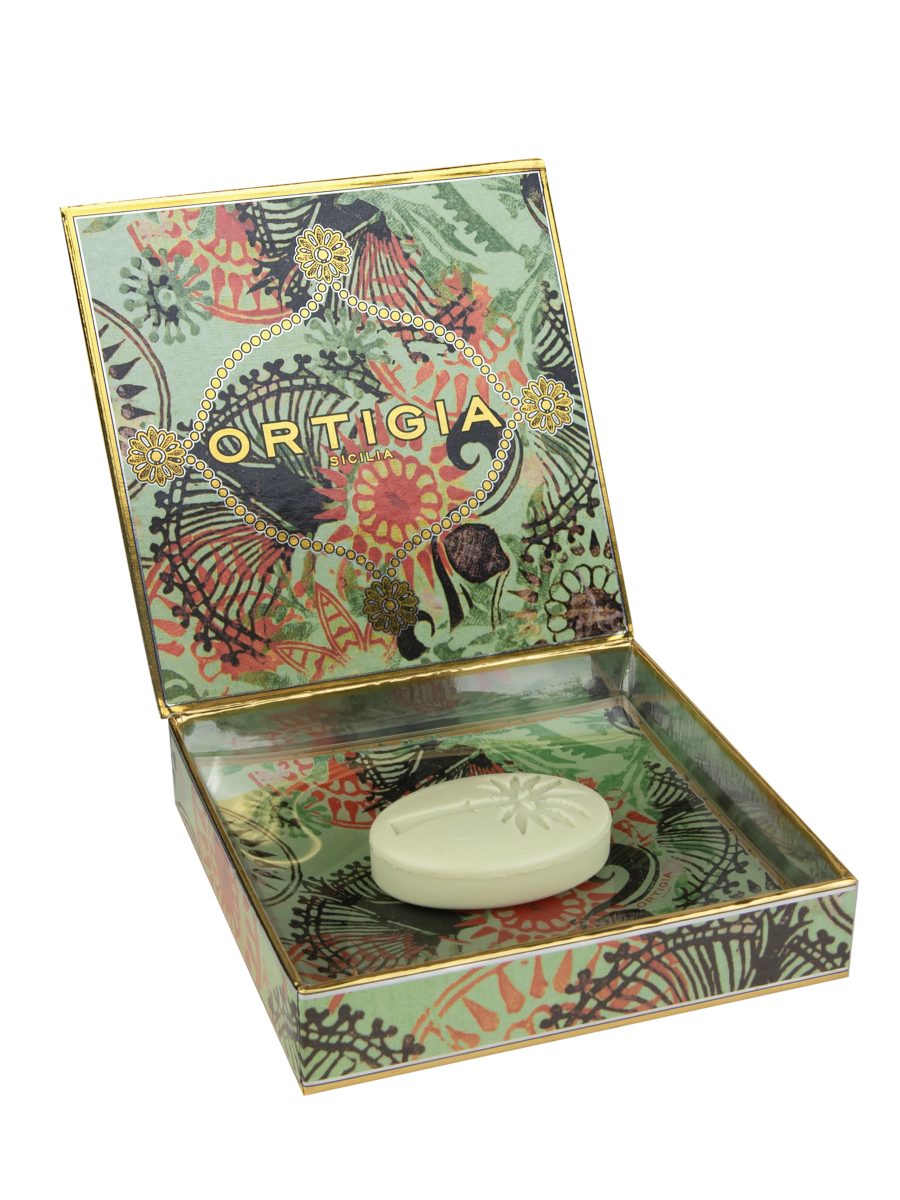 Ortigia Fico d'India Glass Plate & Soap