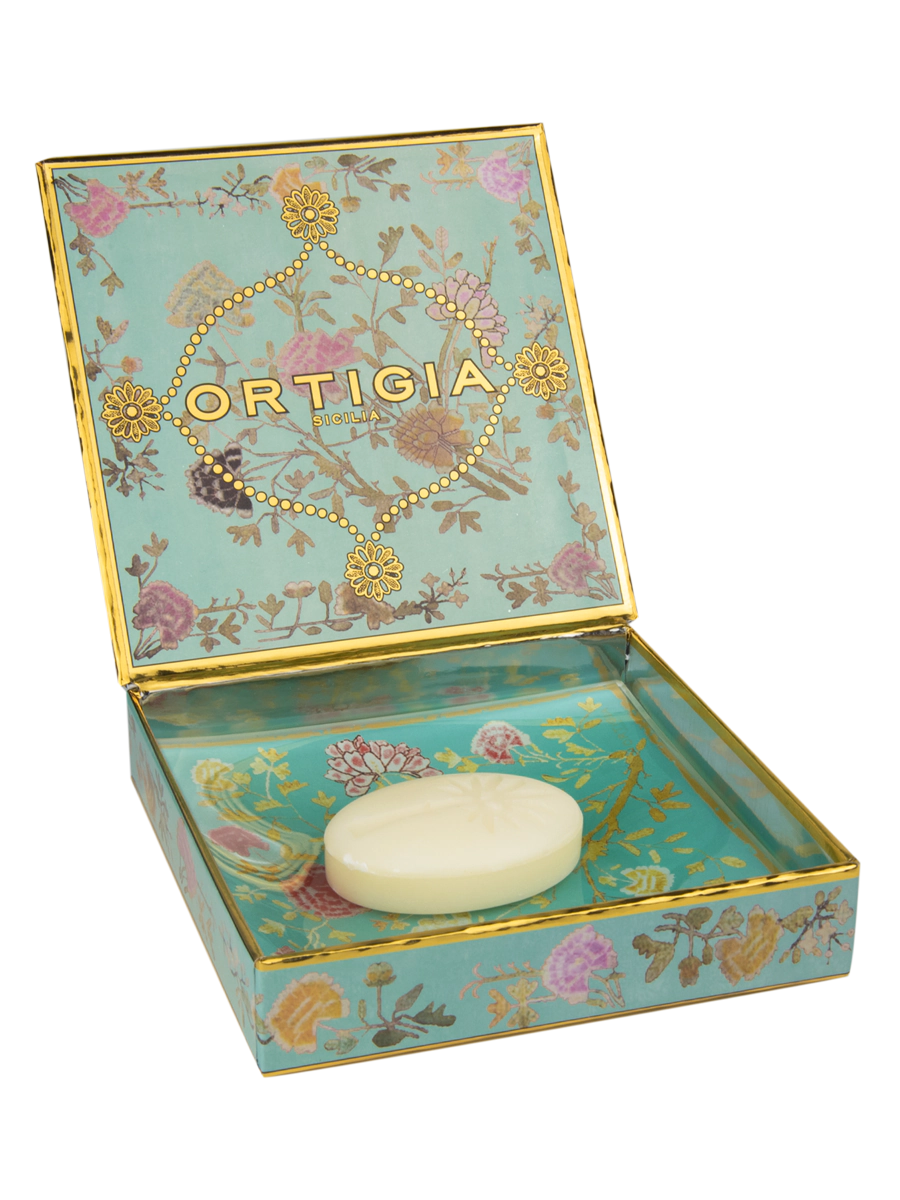 Ortigia Florio Glass Plate & Soap Gift Set