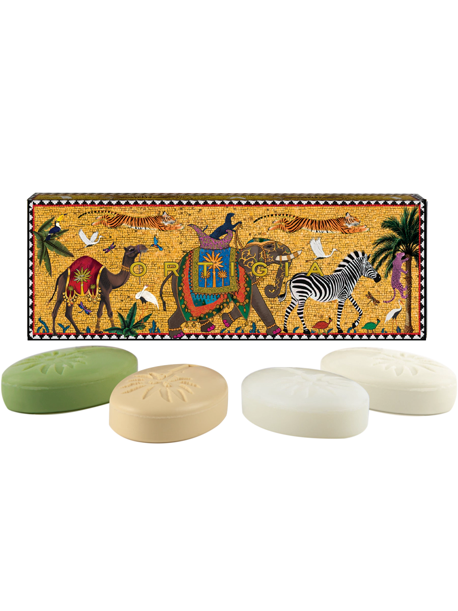 Ortigia Flying Tiger Assorted Soaps, Set of 4