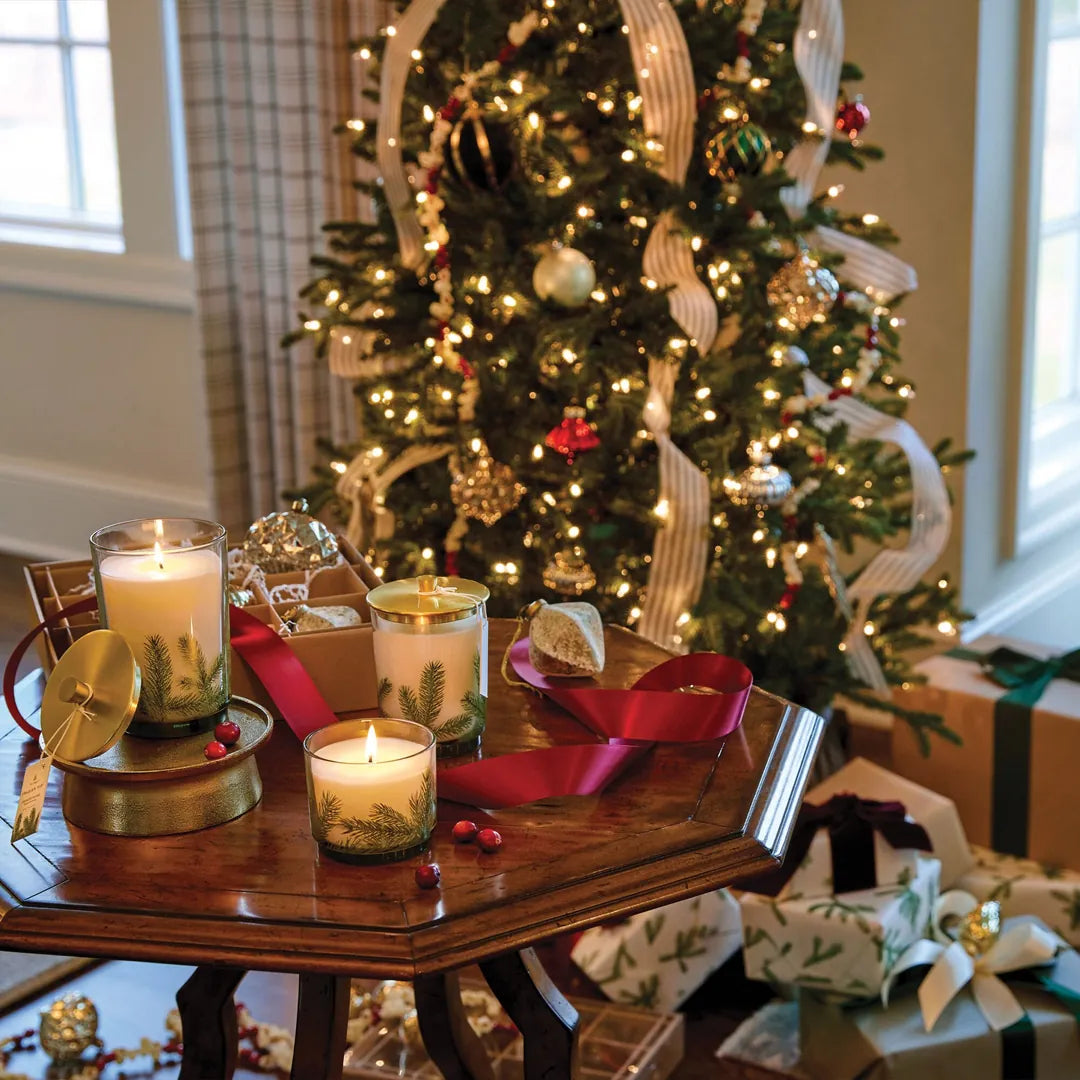 Thymes Frasier Fir Heritage Pine Needle Luminary, Medium