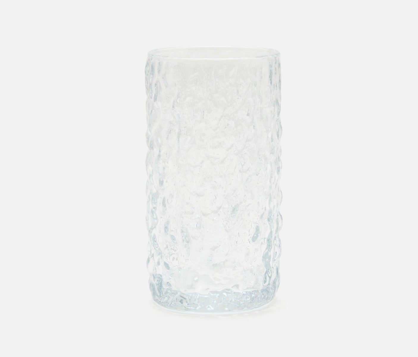 Fredrick Hand Blown Highball Glass, Clear, Set of 6