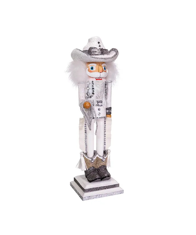 Glittered Cowboy Nutcracker