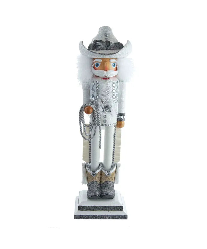 Glittered Cowboy Nutcracker