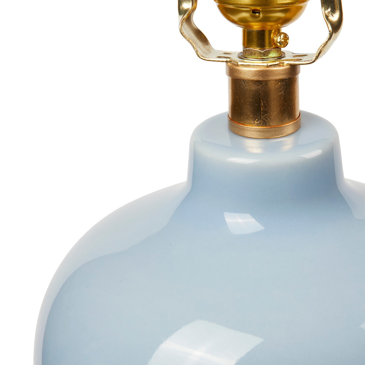 Jade Table Lamp, Periwinkle Blue