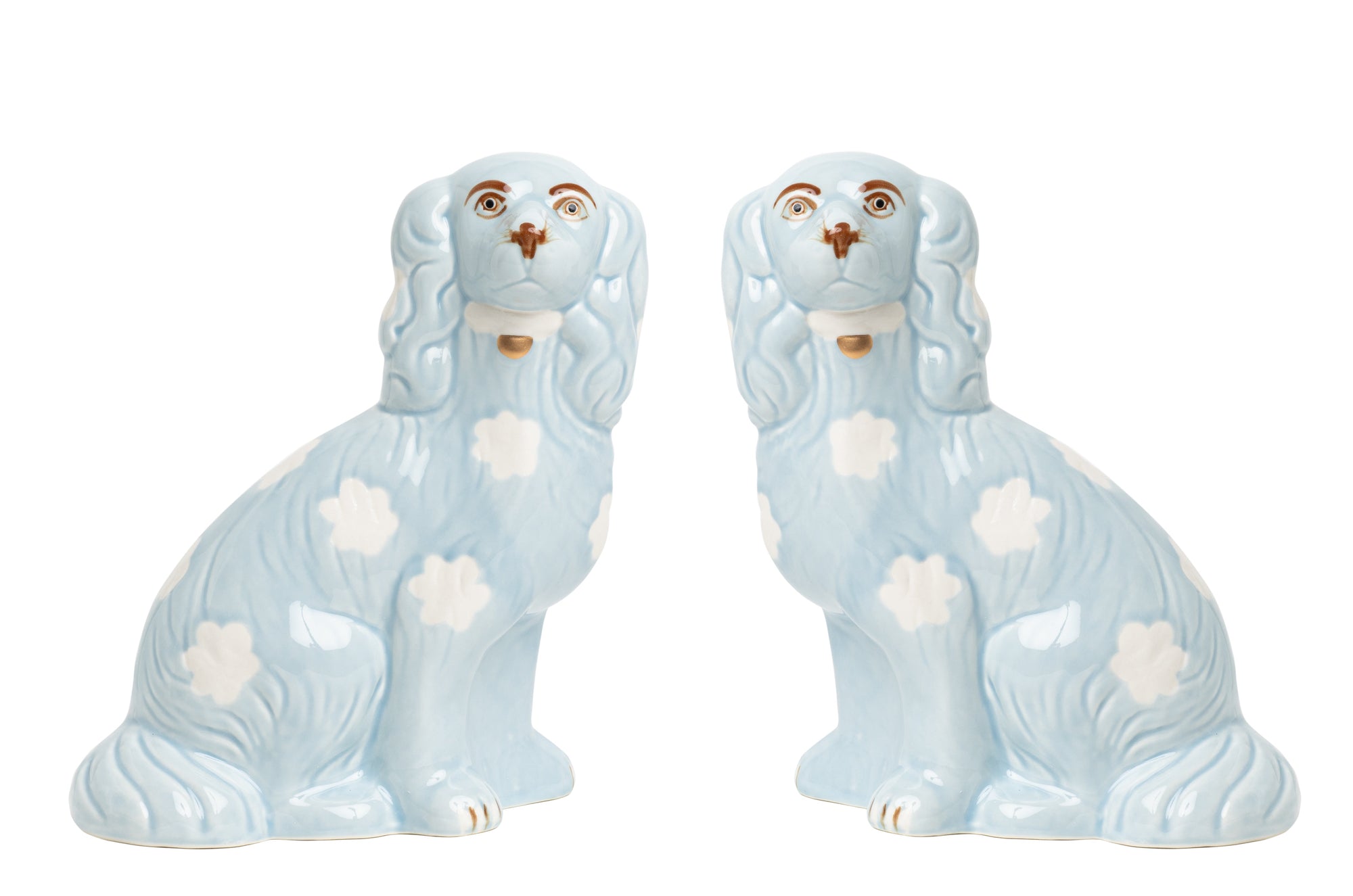 Pawley Pale Blue Staffordshire Dogs