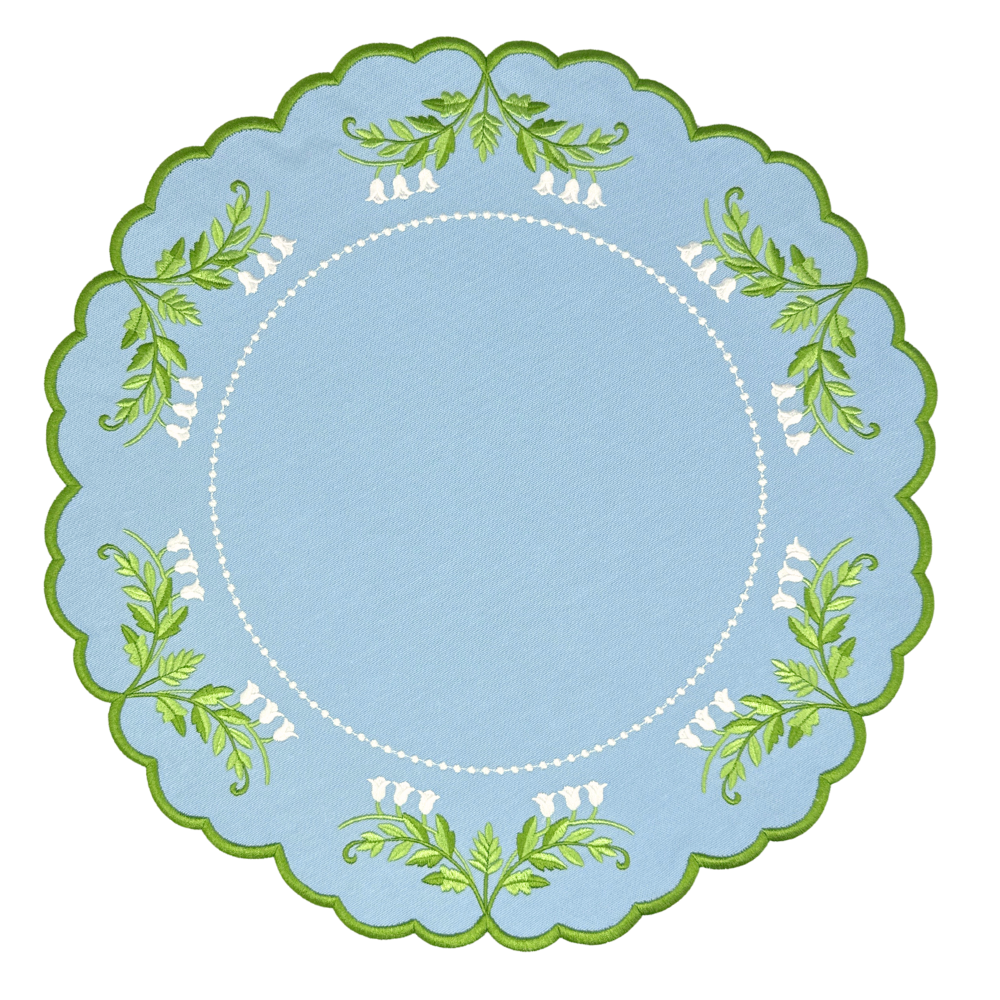 Tilly Lily of the Valley Placemats, Set of 4