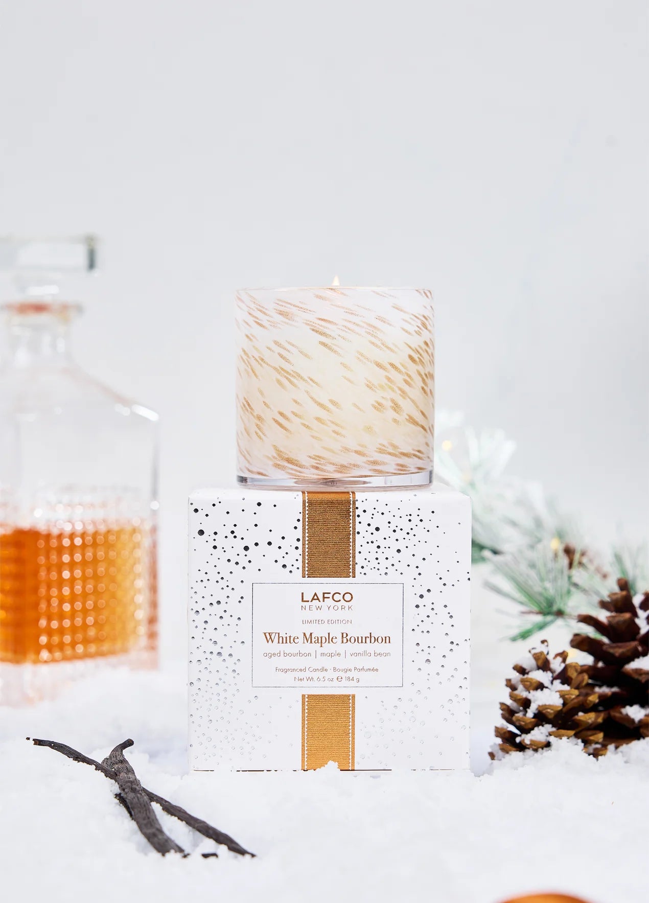 Lafco White Maple Bourbon Signature Candle